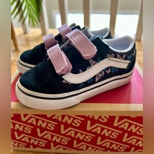 Vans Kids Black Butterfly Skate Shoes *SIZE 7*